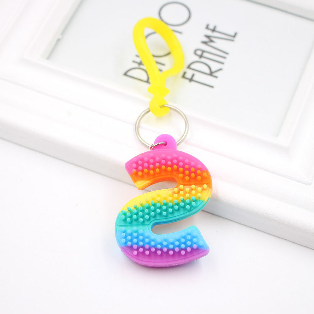 Wholesale PVC Unzip Toy Keychain